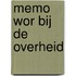 Memo WOR bij de overheid