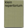 Klein repertorium door Onbekend
