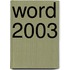 Word 2003