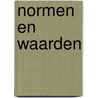 Normen en waarden door M. O'Connor