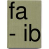 Fa - IB door J.C. Hogenbirk