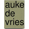 Auke de Vries door P. Coumans