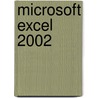 Microsoft Excel 2002 door C. Frye