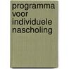 Programma voor individuele nascholing door A.A.A. Verheij