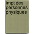 Impt des personnes physiques