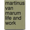 Martinus van marum life and work door Frobes