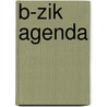 B-zik agenda door Onbekend