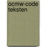 Ocmw-code teksten door Onbekend