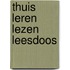 Thuis leren lezen Leesdoos