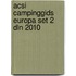 ACSI Campinggids Europa set 2 dln 2010