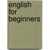 English for beginners door Belder