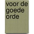 Voor de goede orde