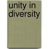 Unity in diversity door Onbekend