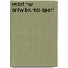 ESTAF.NW. ANTW.BK.M6-SPORT door Onbekend