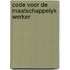 Code voor de maatschappelyk werker