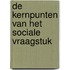 De kernpunten van het sociale vraagstuk