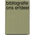Bibliografie Ons erfdeel