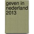 Geven in Nederland 2013