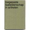 Toegepaste taalwetenschap in artikelen door Onbekend