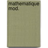 Mathematique mod. door Ghils