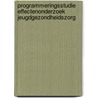 Programmeringsstudie effectenonderzoek Jeugdgezondheidszorg by Unknown