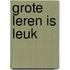 Grote leren is leuk