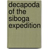 Decapoda of the siboga expedition door Man
