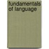 Fundamentals of language