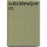 Subsidiewijzer VO