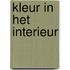 Kleur in het interieur