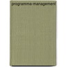 Programma-management door W.G.M.M. Rutten