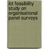 ICT feasibility study on organisational panel surveys