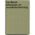 Handboek witwassen en voordeelontneming