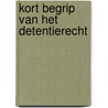 Kort begrip van het detentierecht door C. Kelk