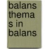 Balans thema s in balans