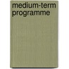 Medium-term programme by Unknown
