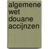 Algemene wet douane accijnzen