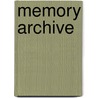 Memory Archive door J. Krabbé