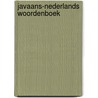Javaans-nederlands woordenboek by Pigeaud