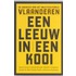 Een leeuw in een kooi
