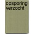 Opsporing verzocht