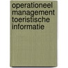Operationeel management toeristische informatie by P. Bollen