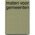 Maten voor gemeenten