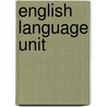 English language unit by Unknown