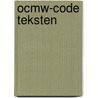 Ocmw-code Teksten door Onbekend