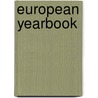 European yearbook door Onbekend