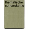 Thematische Concordantie by Geoffrey Stonier