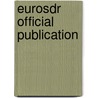 EuroSDR official publication door Euro Sdr