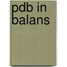 PDB in balans by J.C. Hogenbirk