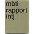 MBTI rapport INTJ